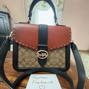 Coach Georgie Large Top Handle Tote